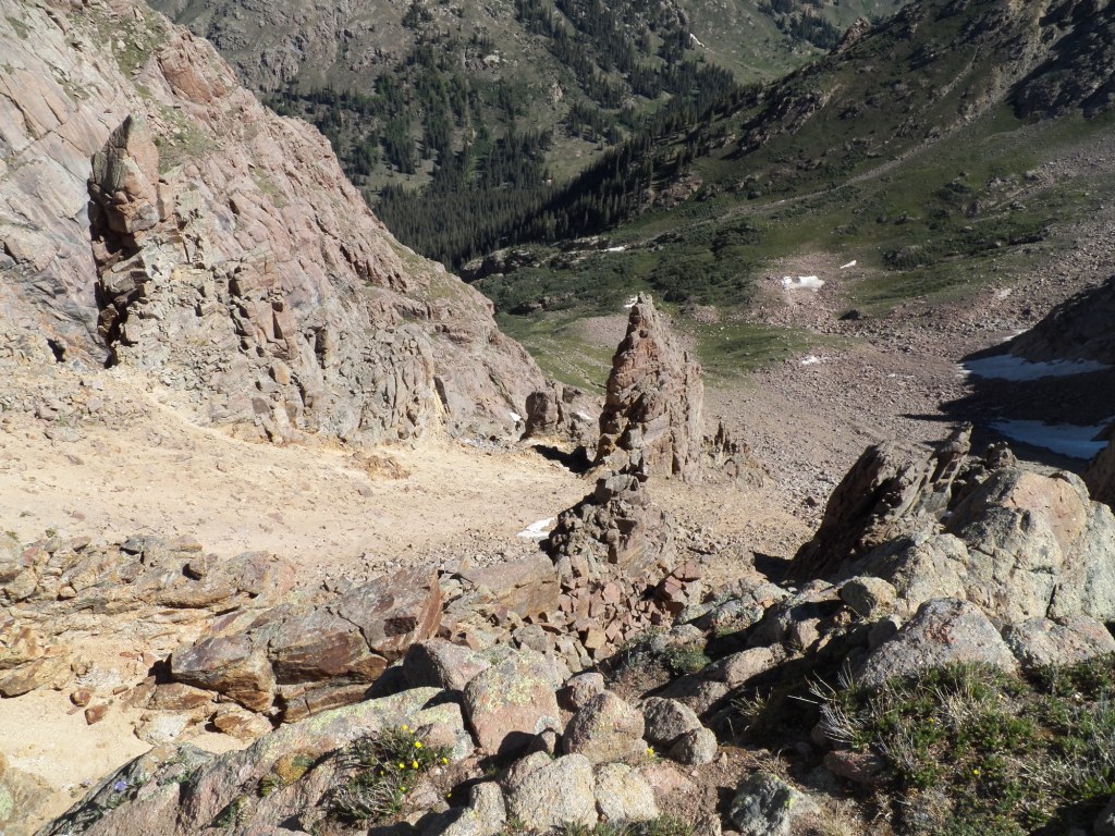 Gully from north between Aztec and Kennedy