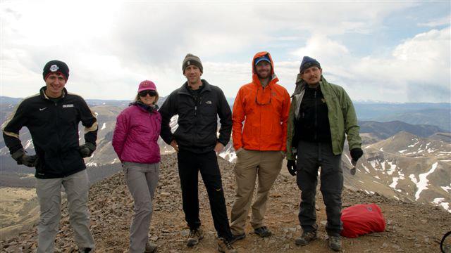 Tony, Natalie, Jim, me and Terry on San Luis.