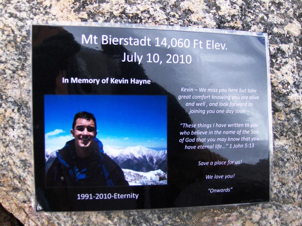 Kevin Hayne Bierstadt Memorial Photo Card 071010.JPG