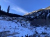 #1) Old avy slide area #1) Old avy slide area
