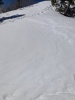 #9) Small slide on the snow apron before point 11,600. Area is about 20x8 ft
