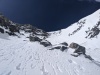 #12) Looking up in the couloir