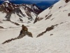 #2) Just below the final gully leading to the summit ridge