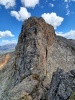 #7) Ridge crux. Found old webbing nearby