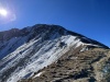 #1) Looking up the ridge from 12,800