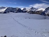 #5) Looking back at posthole track #5) Looking back at posthole track