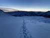 #10) Back across posthole basin plain track